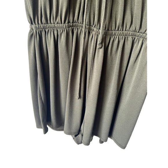 One Clothing Pants & Jumpsuits Olive Green Long Sleeved Romper Sz Medium Keyhole - Picture 6 of 12